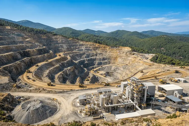 Skouries-Mine in Griechenland: Eldorado Gold fördert erstes Kupfer-Gold-Konzentrat