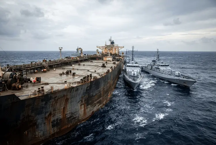 EU-Seestreitkräfte entern Öltanker der russischen Geisterflotte im Mittelmeer