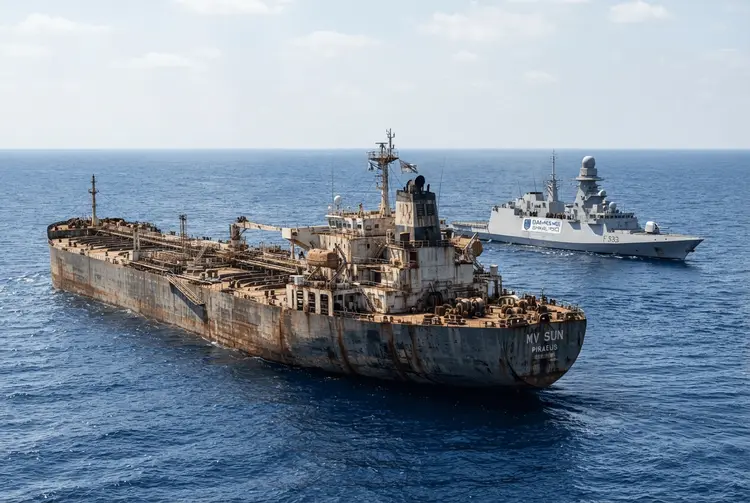 EU-Marine entert Öltanker im Mittelmeer: Verdacht auf russische Schattenflotte